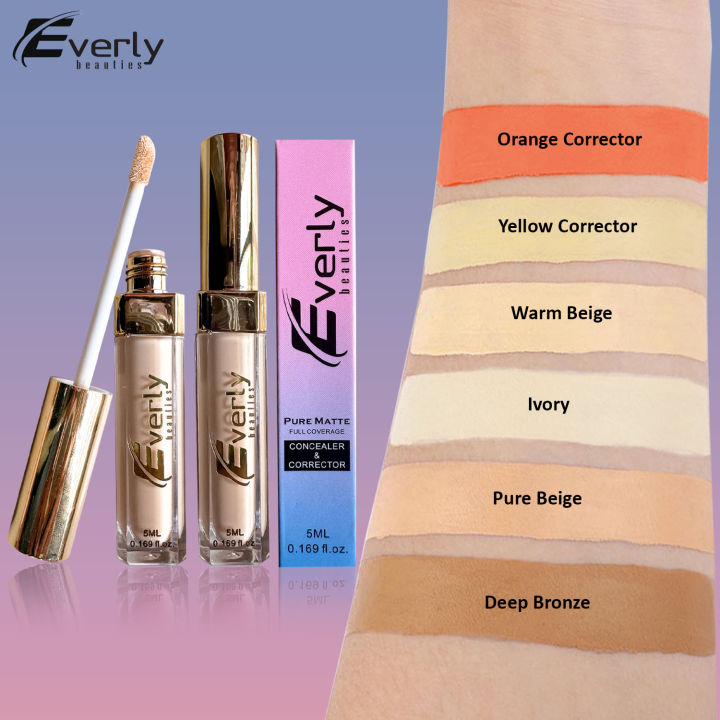 Everly%20Beauties%20Pure%20Matte%20Full%20Coverage%20Liquid%20Concealer%20&%20Corrector%20-%205ml%20-%20Image%203