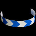 1M x Blue Arrow Reflective Sticker Motorcycle Car Bumper Door Safety Reflective Tape. 