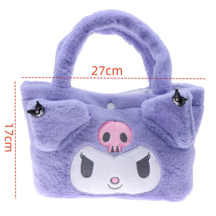 Women%20Girl%20Gifts%20Sanrio%20Bag%20Kawaii%20Kuromi%20Cinnamoroll%20My%20Melody%20Cartoon%20Anime%20Plush%20Handbag%20Cosmetic%20Bag%20Travel%20Storage%20Bag%20Watty%20Store%20-%20Image%204