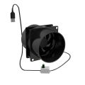 USB Adjustable Speed Solder Smoke Absorber ESD Fume Extractor Fan Pipe Duct Exhuast Fan with 1M Pipe Tub Ventilation Fan. 