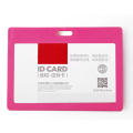 High Quality Card Holder Sleek Transparent Plastic Case Protective Without Lanyard Holder for Office Use Business Travel Id Card Holder Student Card Holder Gift Option. 
