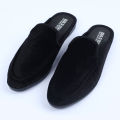MARVEL FASHIONS NEW Fashionable Velvet Half Shoe For Men Black. 
