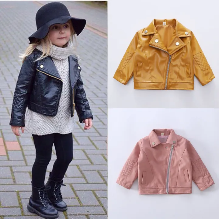 Children's%20Jacket%20Girls%20Winter%20Toddler%20Kids%20Baby%20Outwear%20Zipper%20Turn-down%20Leather%20Coat%20Short%20Jacket%20Clothes%20%D0%9A%D1%83%D1%80%D1%82%D0%BA%D0%B0%20%D0%94%D0%BB%D1%8F%20%D0%94%D0%B5%D0%B2%D0%BE%D1%87%D0%BA%D0%B8%20-%20Image%203