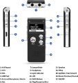 N28 Digital Voice Recorder 8GB LED Display MP3.
