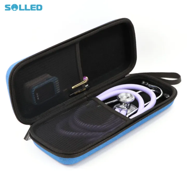 Travel%20Carrying%20Case%20Portable%20Stethoscope%20Storage%20Box%20Mesh%20Bag%20Compatible%20For%20Littmann%20Cardiology%20Iii%20Stethoscope%20-%20Image%207