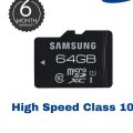 64GB Memory Card Micro SD High Quality Class 10 for Mobile, Tab and any other devices.
