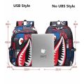 New Shark printing School Bags Children Backpack for teen Boys Girls leisure Travel Bagpack Women Backpacks mochilas escolar.