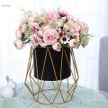 Metal Planter Stand Flower Pot Holder Flower Vase Stand Decorative Modern Flowerpot Holder Flower Holder for Living Room Table Decor.