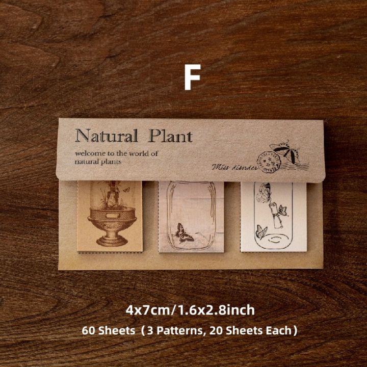 RHS%20Online%2060PCS%20Natural%20Series%20Sticky%20Memo%20Pad%20Sticky%20Notes%20Album%20Diary%20Journal%20Craft%20Decorative%20DIY%20Scrapbooking%20-%20Image%202