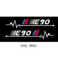 【Mary DAI Store】2PCS M performance car windows sticker E28 E30 E34 E36 E39 E46 E60 E62 E90 E91 for BMW Car accessories. 
