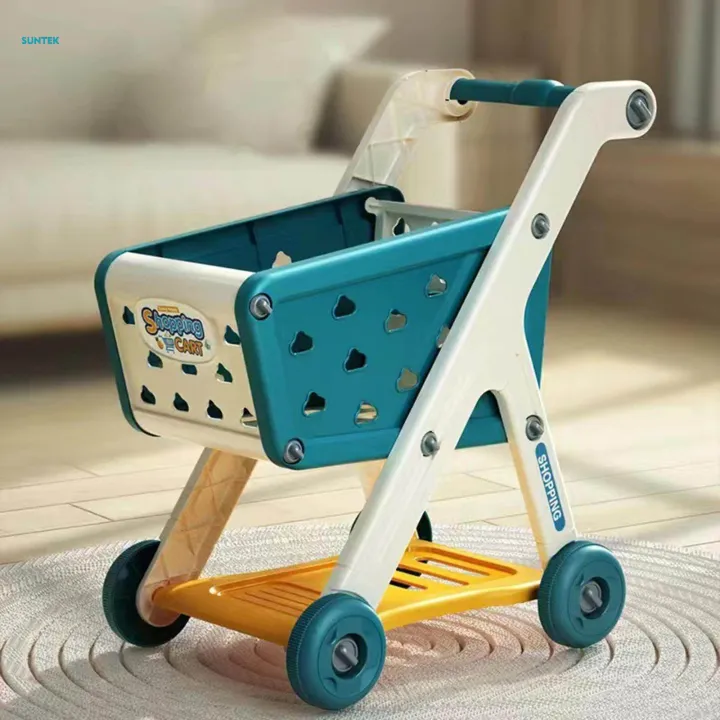 Kids%20Shopping%20Cart%20Trolley%20Set%20Learning%20Shopping%20Skills%20Interactive%20Playing%20Pretend%20Games%20Realistic%20-%20Image%202