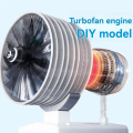 DIY STEM Jet Aircraft Engine Model Assembly Toy.