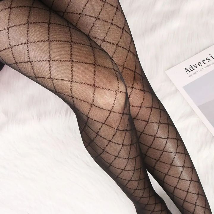 Plus%20Size%20Women's%20Tights%20Classic%20Small%20Polka%20Dot%20Silk%20Stockings%20Thin%20Vintage%20Faux%20Tattoo%20Stockings%20Pantyhose%20Female%20Hosiery%20-%20Image%203