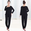 Spring and Summer Modern Dance Practice Clothes Female Modal Ethnic Dance Yoga Exercise Teacher Body Dancing Dress plus Size Suit. 