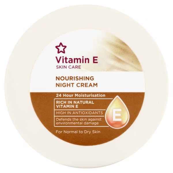 Superdrug Vitamin E Skin Care Nourishing Night Cream  (UK) -100ml