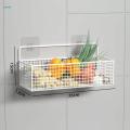 Cabinet Storage Basket Hanging Wall Organizer for Kitchen Home Bathroom. 
