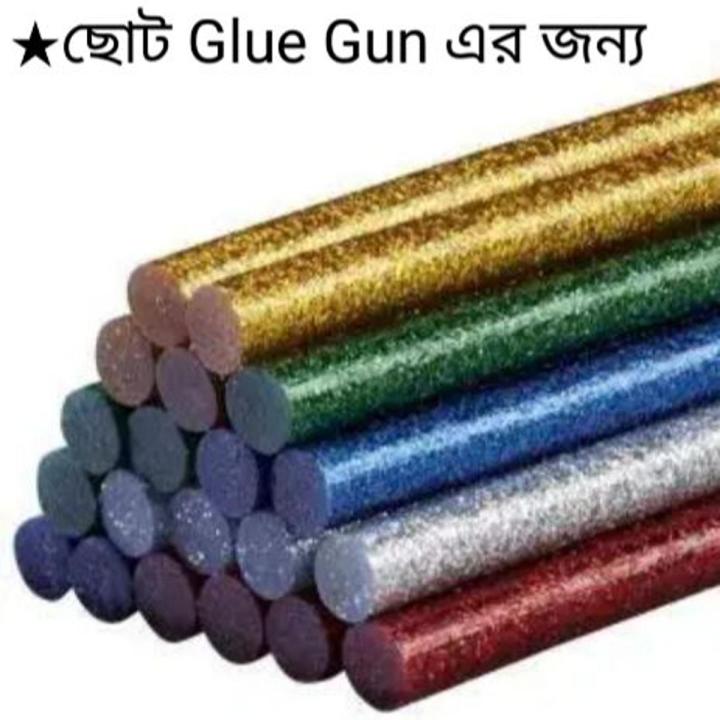 Glitter Hot Glue Sticks Multicolor for 20w Glue Gun / Small Glue Gun - 5pcs