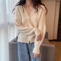 Early autumn 2023 New Pink Knitted Sweater for Women Loose Outer Wear Idle Style Cardigan Coat Western Style. 