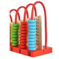 Multicolor Wooden Abacus Toys Children Counting Calculation Shelf Blocks Montessori Learning Educational Math Toys. 