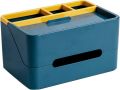 Tissue Box Cover,Tissue Box Cover Rectangle,Multifunctional Tissue Box Organizer,Decorative Tissue Box Holder,Tissue Box Holder with Storage,Modern Tissue Box Cover,for Living Room,Office.