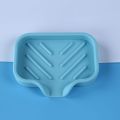 1 pcs White Silicone Soap Tray - Self Draining Soap Dish - Soap Holder Self Draining - Soap Dish for Bar Soap - Soap Dishes That Drain - Soap Dish for Sink - Organizer for Bathroom end Kitchen..
