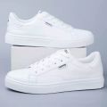 White Shoes2022New Style White Sneakers Men's Fashionable All-Matching White Shoes for Middle School Students Men's Casual Sneakers.