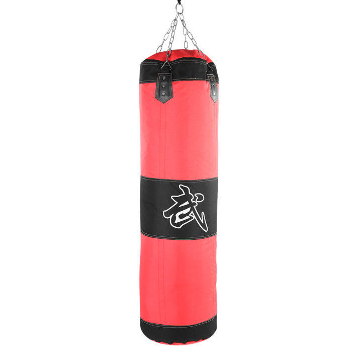 Empty%20boxing%20sand%20bag%20han%20g%20kick%20sandbag%20training%20fight%20karate%20punch%20punching%20metallic%20chain%20hook%20caribiner%20-%20Sustainable%20Option%20-%20Image%202