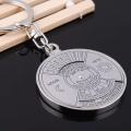 Calendar Keychain - 50 Years perpetual calendar key ring for Car, Bike and Home Key - Antique key chain gift for Boys and Girls - Key Ring.