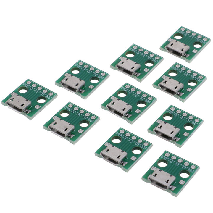 10Pcs%20MICRO%20USB%20to%20DIP%20Adapter%205Pin%20Female%20Connector%20PCB%20Converter%20Board%20MJD%20-%20Image%208