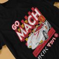 Mach Go tshirt for men speed racer clothing novelty polyester T shirt Homme. 