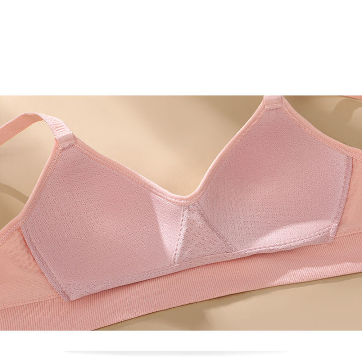 Latex%20Push%20Up%20Bra%20soft%20bra%20thin%20bra%20Without%20Rims%20bra%20seamless%20bra%20Pink%20bra%20-%20Image%205