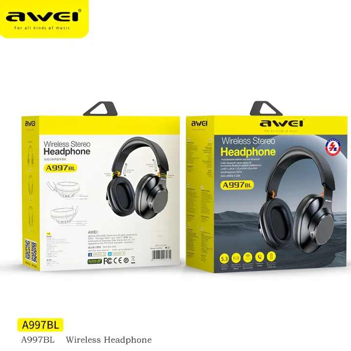 AWEI%20A997BL%20Bluetooth%205.3%2015%20Hours%20Playtime%20Stereo%20Wireless%20Headphone%20-%20Image%205