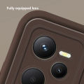 Tokifu For Realme C35 New Angel Eye Staircase Silicone Protective Case Solid Color Series All Inclusive Anti Drop Soft Case.