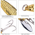 2pcs Fishing Lure 7cm 24g Metal Spoon Spinner Bait With Double Rotating Blade Artificial Lure Baits Fishing Gear. 