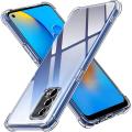 For Opp F19 / Oppo F19S / Oppo A74 4G / Oppo A95 4G Edge-Reinforced Shockproof Cushion Back Clear Hybrid Transparent Sof Silicon Cover Casing. 