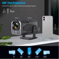 HY320 Mini Projector Portable 4K Video Support Native 720P & 1080P Cinema Outdoor Android 11 Beam Projector Upgraded Version Android 11.