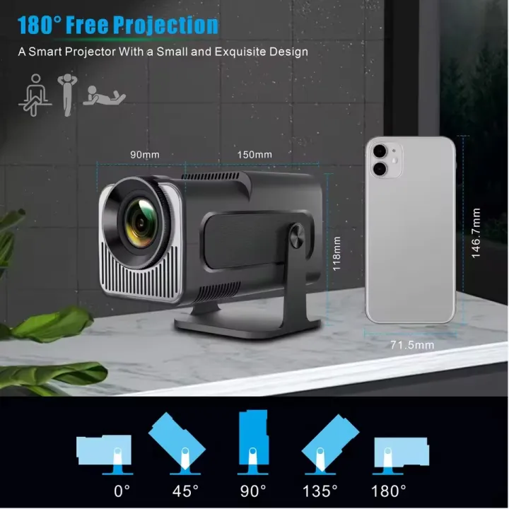 HY320%20Mini%20Projector%20Portable%204K%20Video%20Support%20Native%20720P%20&%201080P%20Cinema%20Outdoor%20Android%2011%20Beam%20Projector%20Upgraded%20Version%20Android%2011%20-%20Image%203
