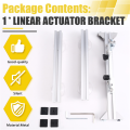 DIY Linear Actuator Bracket Adjustable Angle Linear Reciprocating Motor Bracket Foldable Stand with Suction Cup. 