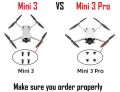 DJI Mini 3 Replacement Propeller 6030 (8Pcs/4pairs) with Screw & Driver. 