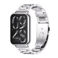 Mijobs Three-Bead Stainless Steel Watch Band For Xiaomi Mi Band 8 Pro.
