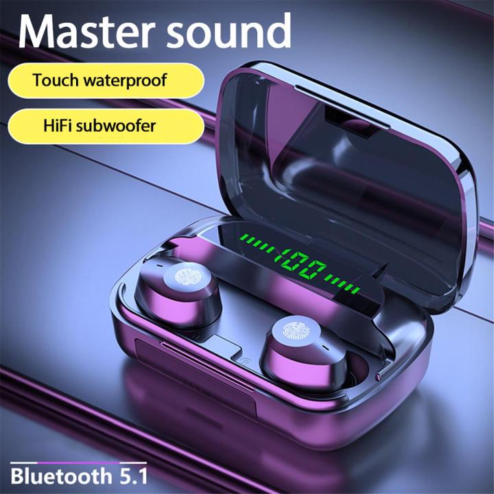 M5 TWS Bluetooth Earbuds Touch Noise Reduction Earsets
