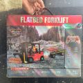 GC Remote Control Forklift With Carrier Slab RC Construction Engineering Vehicle Model With Music Light Spray For Boys Girls Birthday Gifts. 