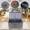 Storage Box, Fabric Storage Box with Lid,Organizer. 