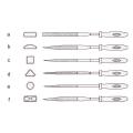 Niddle File set 6pcs - Hark Caput.