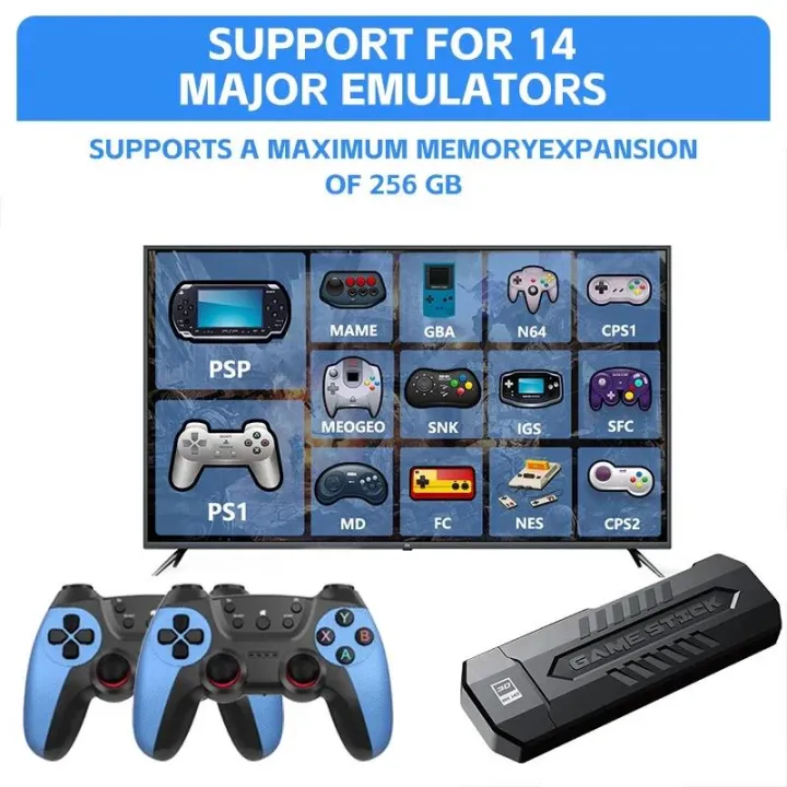 New%20X2%20Game%20Stick%204K%203D%20HD%20Retro%20Video%20Game%20Console%20Wireless%20Controller%20TV%20Game%20Play%20256G%2058000%20Retro%20Games%20Children%20Gift%20-%20Image%205
