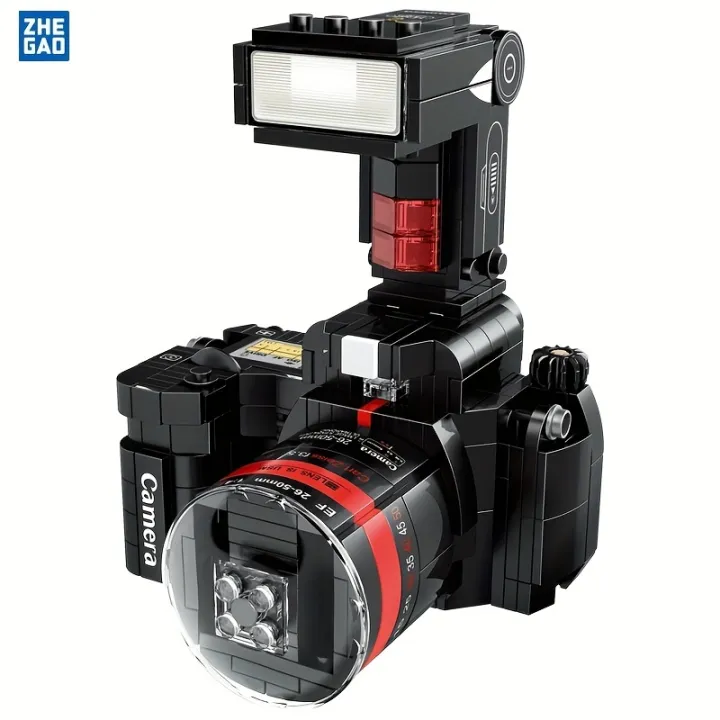 Building%20Blocks%20Creative%20Series,%20Simulation%20Retro%20SLR%20Polaroid%20Camera%20Micro%20Particle%20Assembly%20Model,%20KankongAgu%20-%20Image%202