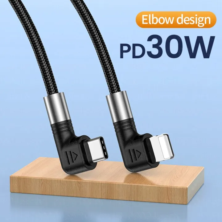 Double%20Elbow%20PD30W%20USB%20C%20Fast%20Charging%20Cable%20for%20iPhone%2014%2013%2012%20Pro%20Max%20Mobile%20Phone%20Origin%20Charger%20Cable%20Type-C%20Data%20Wire%202M%20-%20Image%203