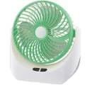 Lithium rechargeable mini table fan with LED light -1880. 