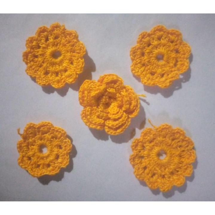 Kushi katar Dessign flower 5 Piecs