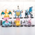 Pokemon Action Figures Mewtwo Pikachu Toy Base Charizard Blastoise Venusaur PVC Model Toys for Children Gift KEEMEEUYZO. 